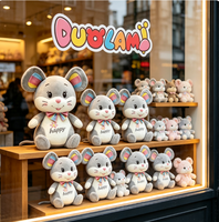 Peluche OEM de haute qualité en tissu doux pour enfants, idéale comme cadeau promotionnel d'entreprise
