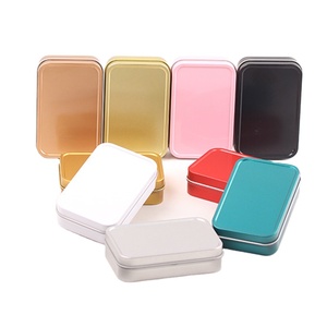 Mini boîte vide portable recyclable personnalisée en usine petite boîte en fer blanc personnalisée conteneur d'emballage de <span class=keywords><strong>cadeau</strong></span>/bonbons/menthe boîte en fer blanc - Product Image 1