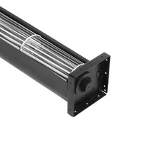 PRSK AC 230V 120V 40*290mm Quer strom ventilator, Silent Fan Heiz gebläse aus Aluminium legierung für elektrischen Kamin