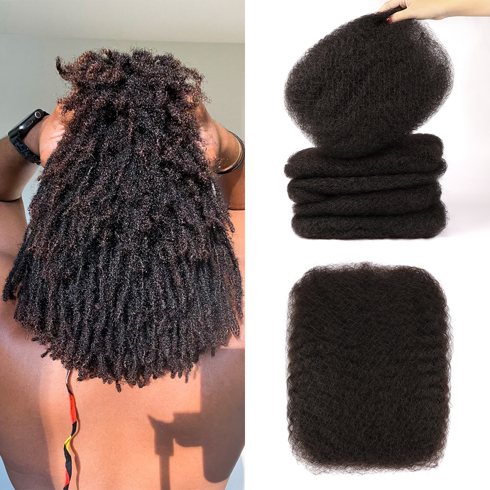 Most Popular Human Hair Braiding Hair Kinky Hair Twist 50g Afro Kinky Bulk Human Hair - Image 1