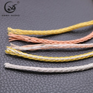 Vention — câble Audio rond OEM ODM <span class=keywords><strong>HIFI</strong></span> 5N 4N OCC, argent or, doux, 3.8mm, bricolage, Extension pour <span class=keywords><strong>casque</strong></span> d'écoute, câble Aux, pour téléphone, voiture, MP3 - Product Image 2