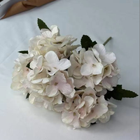 Bouquet de fleurs artificielles d'hortensias européens vintage en forme de boule, en soie, pour la décoration des événements de remise des diplômes et des bals d'Halloween