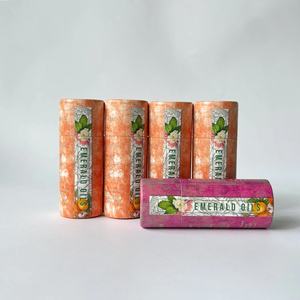 Tubo de papel kraft blanco, personalizado e impreso, ecológico, para la creación de bálsamos cosméticos sólidos y protectores solares DIY. - Product Image 2