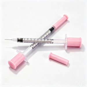 Seringues à insuline <span class=keywords><strong>ultra</strong></span>-fines 31G roses, 0,5 ml et 1 ml, jetables, stériles, injection indolore, 100 pièces/boîte - Product Image 4