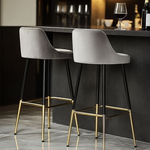 Taburete de bar de cocina de altura de mostrador ajustable moderno para uso comercial en áreas de hotel y comedor - Product Image 6