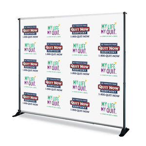 Supporto per banner retrattile per banner retrattile regolabile per fondale portatile regolabile per impieghi gravosi supporto per banner di grande formato - Product Image 5