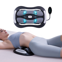 Masajeador de Cintura con Vibración y Calor de Diseño Original, con Compresa Caliente y Tracción Lumbar para Aliviar el Dolor Lumbar y Uso Doméstico