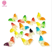 Bonbons gélifiés 3D de haute qualité certifiés Halal en gros, aux saveurs fruitées, multicolores, en forme de serpent, de papillon, de crocodile, 1 kg/sac