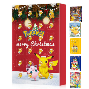 24Pcs Poke Mon <span class=keywords><strong>Advent</strong></span> Lịch Giáng Sinh Mù Hộp Poke Mon Giáng Sinh Lịch Hộp Anime Pika Chu Bí Ẩn Hộp Cho Trẻ Em Trẻ Em - Product Image 4