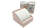 Boîtes rigides carrées en papier cadeau écologiques avec logo personnalisé, emballage pour montres, impression personnalisée