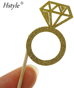 De Mademoiselle À Mme Gâteau Topper Mariée Douche Mariage Baccalauréat Décorations De Fête De Fiançailles Or Paillettes Pics Cupcake PQ422 - Product Image 2