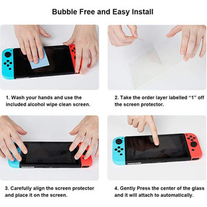 Protection d'écran en verre trempé SYYTECH <span class=keywords><strong>pour</strong></span> console Nintendo <span class=keywords><strong>Switch</strong></span> NS, 0,3 mm, 0,2 mm - Product Image 5