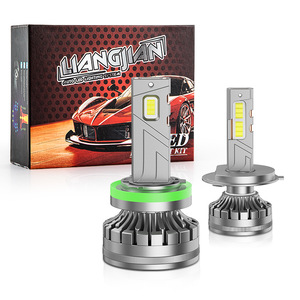 Faro LED para Auto, Doble Tubo de Cobre, Alta Potencia Estable de 340W, Luz Larga Brillante, H4 H1 H3 H7 H11 9005, Ajuste Universal, 24V 40000LM - Product Image 4