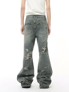 Pantalones Vaqueros Agger para Hombre, Textura Rampa, Corte Relajado, Estilo Trabajo, Proveedor - Product Image 3