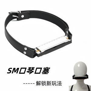 Accessoires de sexe SM amusant Harmonica bouche Plug Couple taquineries flirter nouveau Unique reliure bouche balle formation Sex Toy - Product Image 3