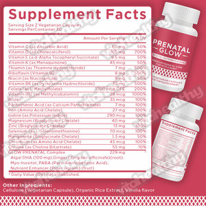 Vitahealthy fabrika kaynağı sağlıklı gebelik Prenatal vitamin kapsülleri için özel etiket diyet takviyesi desteği - Product Image 2