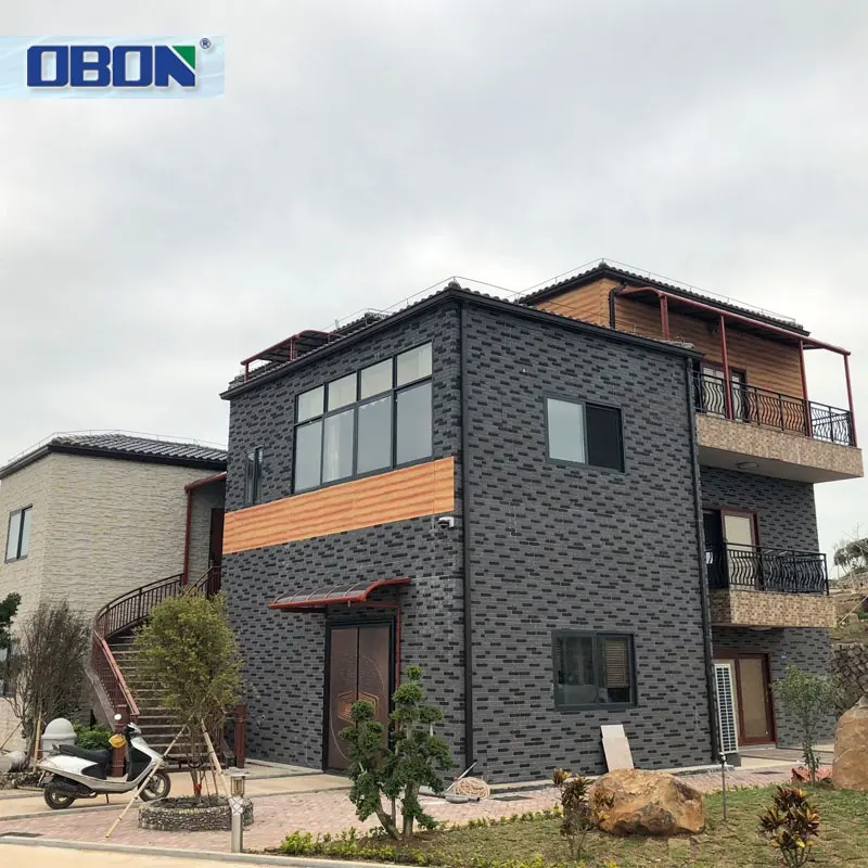 Xiamen Obon Cement Prefab Turnkey Huis Met Stalen Structuur