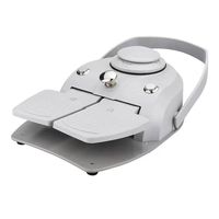 Pièces détachées pour fauteuil dentaire : Pédaliers dentaires blancs multifonctions, Vannes de commande au pied
