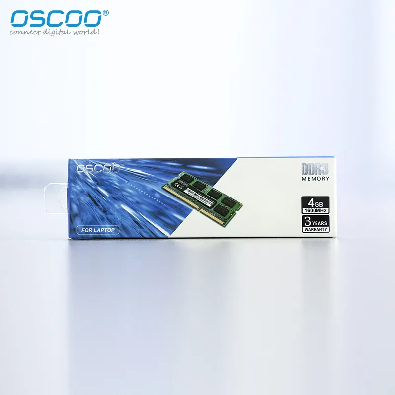 OSCOO RAM DDR3 8GB di Memoria 4GB Memoria Notebook ddr 1333MHz 1600MHz So-dimm ddr3 8gb di Memoria per scheda madre RAMs DDR