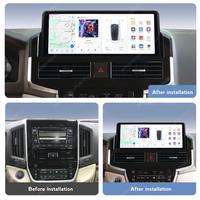 Sistema Multimedia para Auto DUDUAUTO DUDU7 A7870 AKM7739 DSP QLED para Toyota Land Cruiser 2016-2021 LC200 Late
