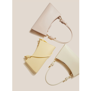 Haut de gamme personnalisé blanc style français dames sac à bandoulière noeud tressé sac pour femmes nouveau style luxe léger - Product Image 6