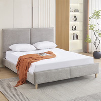 Cama de Almacenamiento Tapizada de Lujo de Alta Gama, Moderna, Suave, Ecológica, Duradera y que Ahorra Espacio, Muebles para Dormitorio