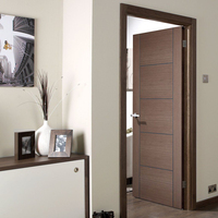 Porte en bois MDF moderne pour chambre à coucher, cuisine, salle de bain et décoration intérieure de placard