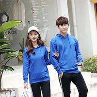 Sweat-shirt en coton fin avec logo personnalisé, pull en molleton uni à manches longues, coupe ample avec poche, imprimé lettres, pour homme, collection automne