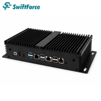 PC Mini Industri Tanpa Kipas Inter Core I3 I5 N95 Otomatisasi Pabrik Sistem Komputasi Tepi Sistem POS Digital Signage