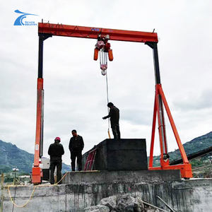 Portique mobile 0,5 tonne 1 tonne 3 tonnes 5 tonnes – Grue portique portable à vendre - Product Image 5