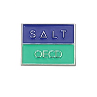 Personnalisable meilleure qualité Islande crème glacée en forme de tricolore émail enfants aimant broche emblème étiquette épinglette badge ensemble