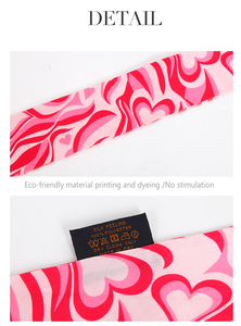 Vente en gros de foulards tendance pour femmes avec foulards pour sac à cheveux imprimé de style pour femmes - Product Image 4