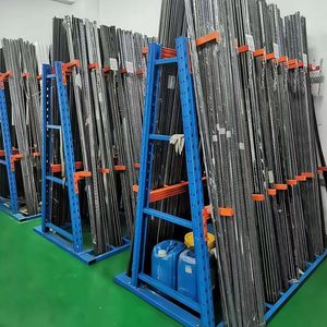 דו צדדי צינור אלומיניום פלדה פרופיל אחסון סוגר זרוע מדפי-מילה שלוחה סוג מדפי - Product Image 4