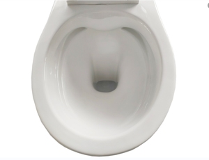 Pour Medyag Luxe Moderne Rond Céramique Murale Allongée Toilette Double Chasse Réservoir Dissimulé avec P-Trap - Product Image 4
