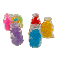 Nouvelle bouteille de bonbons DIY unique, vide, souple et rebondissante, jouet anti-stress silencieux, jouet sensoriel de poche pour adolescents, jouets à presser