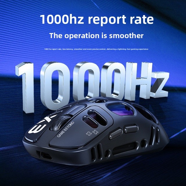 T-WOLF X3 Wireless for Six-Button Ergonomic Triple-Mode Gaming Hollow-Out RGB Mechanical E-Sports Mouse