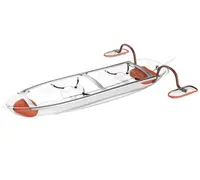 Özel termoform şeffaf tekneler en satış yeni tasarım ucuz fiyat temizle plastik tekneler