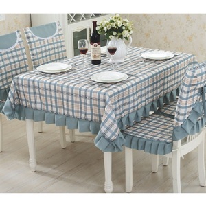 화려한 자수 웨딩 테이블 천과 의자 커버 유기농 코튼 GOTS 인증 - Product Image 6