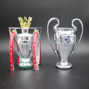Collezione di Mini Trofei di Calcio Cristiano <span class=keywords><strong>Ronaldo</strong></span> per Coppa Euro e La Liga, Modelli in Resina Personalizzabili - Product Image 1