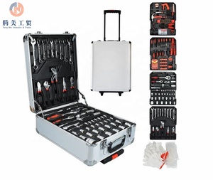 China Manufacturer Household Auto Car Repair 499 pcs Hardware Hand Tool Universal Socket Wrench Box Set