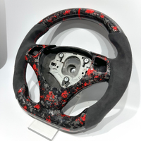 Expédition directe d'usine pour volant de course en fibre de carbone forgée rouge pour BMW 2006-2013 E90 E91 E92 M3 Coupé, amélioration de l'intérieur