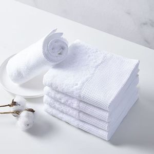Lujo blanco Hotel Spa baño orgánico 100% algodón hojas de mano toallas de baño grandes - Product Image 3