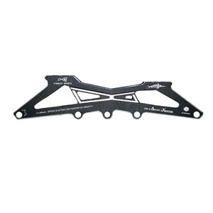 Cadre de patinage de vitesse professionnel robuste Stanley STL-F 90MM 100MM pour roues 3/4 en alliage d'aluminium bleu, découpe intégrée CNC - Product Image 1