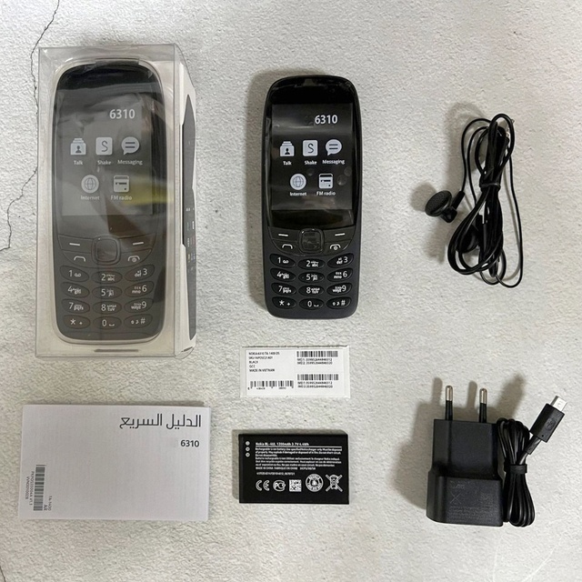 Cheap Bar Feature Phone for No kia 6310 2.8 Inch Dual SIM GSM Celulares Original Keypad Cellphone Wholesale 105 106 110