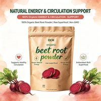 Poudre de racine de betterave OEM sans OGM ni additifs 4lb 1.81kg Complément alimentaire