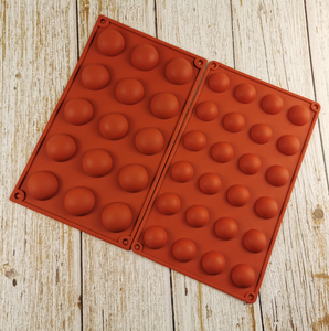 Handgemachte 6/8/Löcher 3D Runde Schokoladen hersteller Halbkreis Kuchen blech Semi Sphere Silikon Süßigkeiten Form Backform - Product Image 1