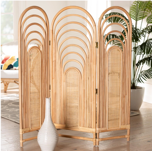 Divisor de habitación de ratán moderno de alta calidad, decoración del hogar, pantalla divisora de ratán Natural bohemio, Partición de restaurante - Product Image 2