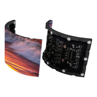 Pantalla LED Curva para Cabina de DJ de Alta Resolución y Bajo Precio, Venta al por Mayor de Pantallas LED Flexibles
