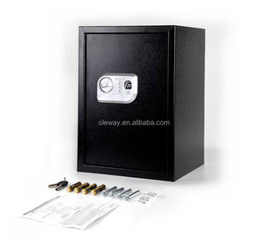 Cassaforte di Sicurezza in Acciaio Nero Basics, Cassetta di Sicurezza Elettronica di Lusso con Tastierino per Contanti e Oggetti di Valore - Product Image 2