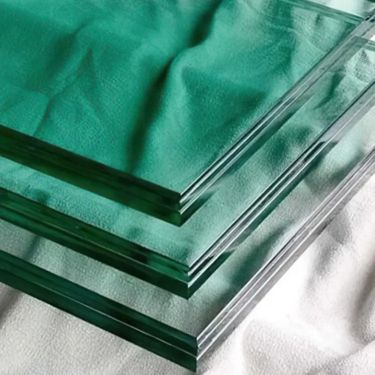 High Quality 3-30mm Transparent Safety Laminated Glass For Building Glass Wall Panels